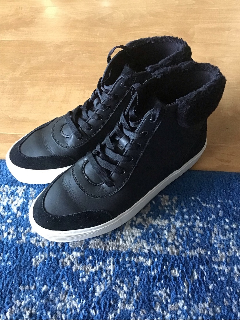 UGG Cakewalk High-Top Sneakers w/ Faux Fur Collar